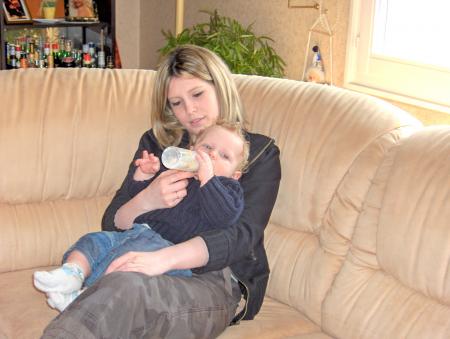 brian et sa maman tjr a pacques l'ann�e derniere