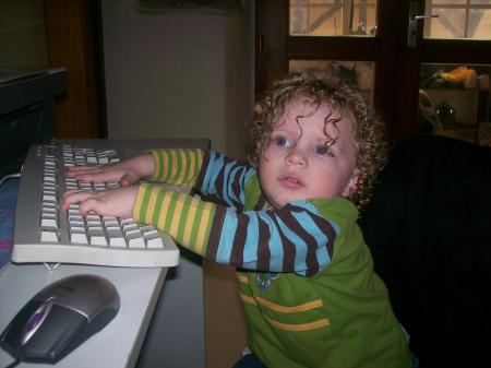 Brian fait comme les grands!!!!