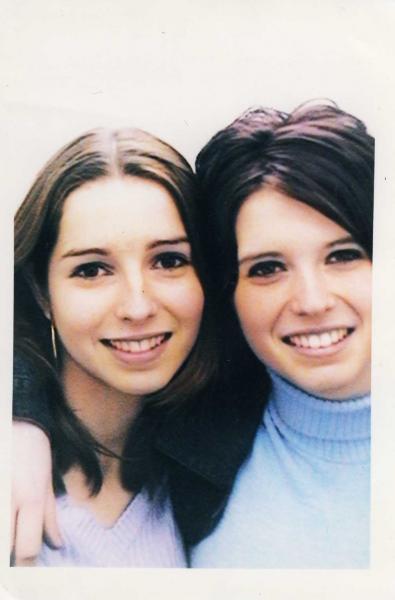 Audrey, ma soeur, et moi