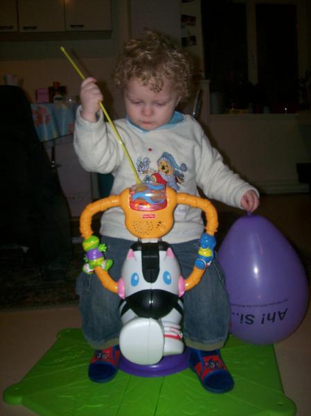 Brian et son zebre � Bascule!!!